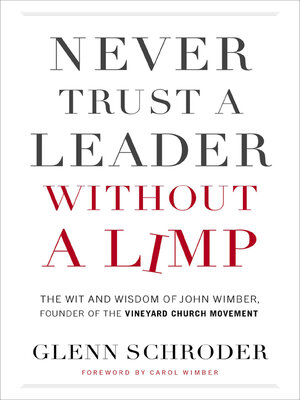 cover image of Never Trust a Leader Without a Limp